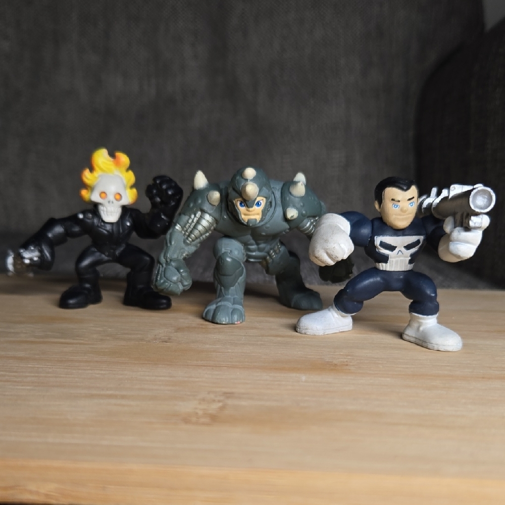 Marvel Superhero Squad Ghost Rider, Rhino & Punisher